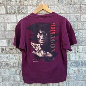 Vintage Bruce Lee the dragon tshirt